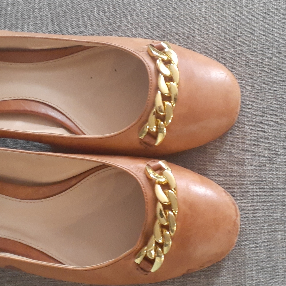 Lauren ralph Lauren tan leather pumps shoe size 10B - Picture 15 of 16
